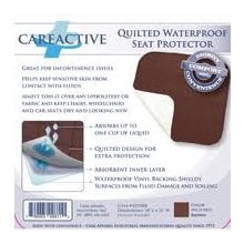 CareActive 0210-0-BRO Quilted Waterproof Seat Protector-Brown