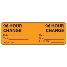 Pre-Printed Label MedVision Communication Fill In Orange