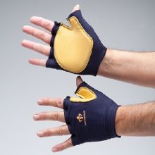 Impact Glove IMPACTO Tool Grip Fingerless Medium Black / Tan Left Hand