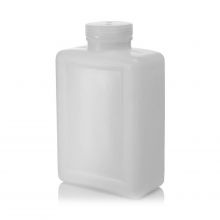 General Purpose Bottle Nalgene Rectangular / Wide Mouth HDPE / Polypropylene 2 Liter (64 oz.)