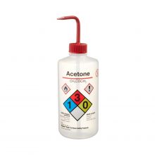 Safety Wash Bottle Nalgene Right-to-Know Acetone Label / Narrow Mouth LDPE / Polypropylene 500 mL (16 oz.)