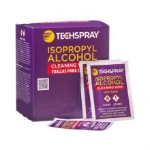Techspray Surface Disinfectant Cleaner Premoistened Wipe 50 Count Individual Packet Disposable Alcohol Scent NonSterile