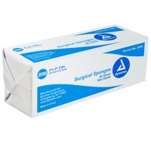 Gauze Sponges Non-Sterile Bulk 4" X 4"-12ply Bag/200