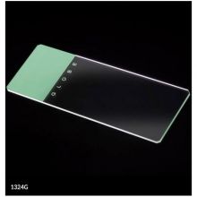 Frosted Microscope Slide 3x1" Green W/ 90D Grounded Edges/Safety Corners 1440/Ca