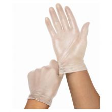 Gloves Exam PF Vinyl Not Made With Natural Rubber Latex 9" Sm Clear 150/Bx, 10 BX/CA