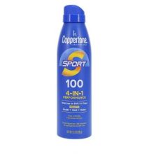 Coppertone Sport Spray Sunscreen Fragrance Free Skin Adult 5.5oz Wtr Rstnt Ea, 12 EA/CA ,1407589EA