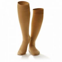 Casual Compression Sock, 20-30 mmHg Compression, White, Men's Size S