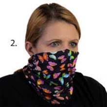 Celeste Stein Face Mask Buff Face Covering-Golf Tee Time