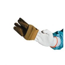 Glove Liner Cut-Resistant Polyethylene Medium White / Orange Cuff Reusable 5/Bx