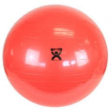 CanDo 30-1806 Inflatable Exercise Ball-Red-38"-Bulk Packaged