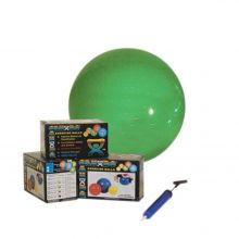 CanDo 30-1845 22" Inflatable Exercise Ball w/ Pump-Orange-Retail Box