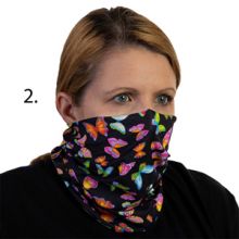 Celeste Stein Face Mask Buff Face Covering-Bows