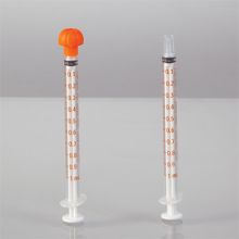 NeoMed Oral Dispensers with Tip Caps, 1mL, Clear/Amber Markings, 100 Pack