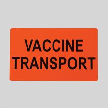 Vaccine Transport Label 19893