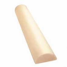 CanDo 30-2332 Antimicrobial PE Foam Roller-Beige-6" x 36"-Half Round