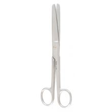 Abdominal Scissors Miltex Doyen 7 Inch Length OR Grade German Stainless Steel NonSterile Finger Ring Handle Straight Blade Blunt Tip / Blunt Tip