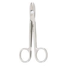 Wire Cutting Scissors Miltex 4-1/4 Inch Length OR Grade German Stainless Steel NonSterile Finger Ring Handle Straight Blade Blunt Tip / Blunt Tip 301941