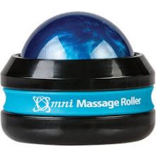 Core Products 3112 Omni Massage Roller-Black Cap-Blue Ball