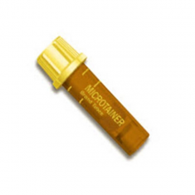 Tube Capillary Microgard 400-600ul 8mm Cl Actvtr/SSrm Sprtr Gold/Amber 50/Bx, 4 BX/CA, 365978BX