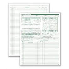 Exam / Account Record Dental Charts 2-Sided Green Ink 250/Pk