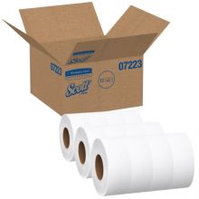 Toilet Tissue Scott Essential JRT White 1-Ply Jumbo Size Cored Roll Continuous Sheet 3-11/20 Inch X 2000 Foot