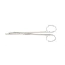 Ear / Nasal Scissors Miltex Joseph 5-3/4 Inch Length OR Grade German Stainless Steel NonSterile Finger Ring Handle Curved Blade Sharp Tip / Sharp Tip
