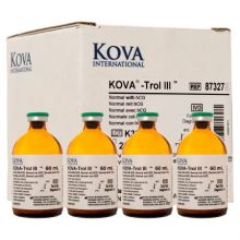 Urinalysis Control KOVA-Trol III Urine Dipstick Testing Normal Level with hCG 4 X 60 mL