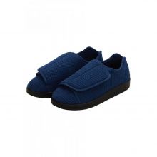 Silverts SV55105 Mens XX-Wide Slippers-Navy/Black-Size 10
