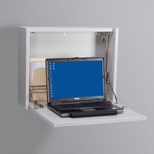 Laptop Wall Desk - Cherry