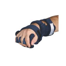 Adult 4-Strap Deviation Hand/Thumb Orthosis, Terrycloth Cover, Navy