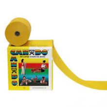 CanDo 10-5621 Latex Free Exercise Band-50 Yard Roll-Yellow-X-Light