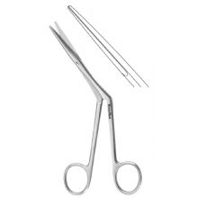 Nasal Scissors MeisterHand Knight 6-1/4 Inch Length Surgical Grade Stainless Steel NonSterile Finger Ring Handle Side Angled Blunt Tip / Blunt Tip