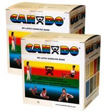 CanDo 10-5655 Latex Free Exercise Band-100 Yard/Pack-Black-X-Heavy