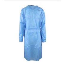 Isolation Gown AAMI Level 1 SMS Large Blue 10/Bg