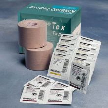 Kinesiology Tape Kit Kinesio Tex Water Resistant 2 Inch X 5-1/2 Yard Tan NonSterile