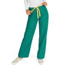 AngelStat Unisex Reversible Scrub Pants with Drawstring Waist, Emerald, Size 3XL, Angelica Color Code