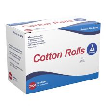 Cotton Roll Non Sterile 1/5" x 3/8" Bx/2000