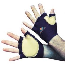 Impact Glove IMPACTO Fingerless Medium Black / Tan Hand Specific Pair