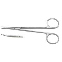 Iris Scissors Padgett Thomas 4-1/2 Inch Length Surgical Grade Stainless Steel NonSterile Finger Ring Handle Curved Blade