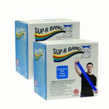 Sup-R Band 10-6334 Latex Free Exercise Band-Twin-Pak-100 Yards-Blue