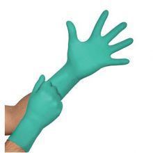 Gloves Exam Digitsafety HaloKote Chemo Tested PF Ltx 12 in Lg NS Blu/Grn 10Bx/Ca