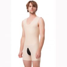 Isavela MG08 Stage 2 Body Suit Above Knee-Large-Beige