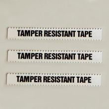 Tamper Resistant Tape, Clear, 108'L x 1/2"H