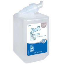 Alcohol-Free Hand Sanitizer Scott Essential 1,000 mL BZK (Benzalkonium Chloride) Foaming Dispenser Refill Bottle