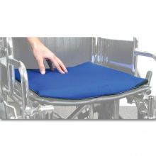 Basic AliMed Stroke Wheelchair Cushion with Solid Seat and Gel Inserts and Standard Cover, 18" x 16"