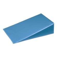 Body Positioning Wedge Covered in Blue Vinyl, 11" x 7" x 4"