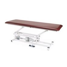 1-Section Treatment Table, 400 lb. (181.4 kg) Weight Capacity, 17" to 36" (43.2 cm x 91.4 cm) Height, Power-Assisted Casters, 27" x 76" (68.6 cm x 1.93 m)
