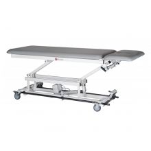 2-Section Hi-Lo Treatment Table with 4" Casters, 400 lb. (181.4 kg) Weight Capacity, 27" x 76" (68.6 cm x 1.9 m)