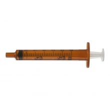 Oral Syringe, Amber, 10 mL, Order Quantity of 500