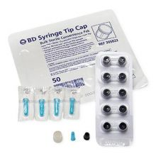 Sterile Luer Syringe Tip Cap Tray